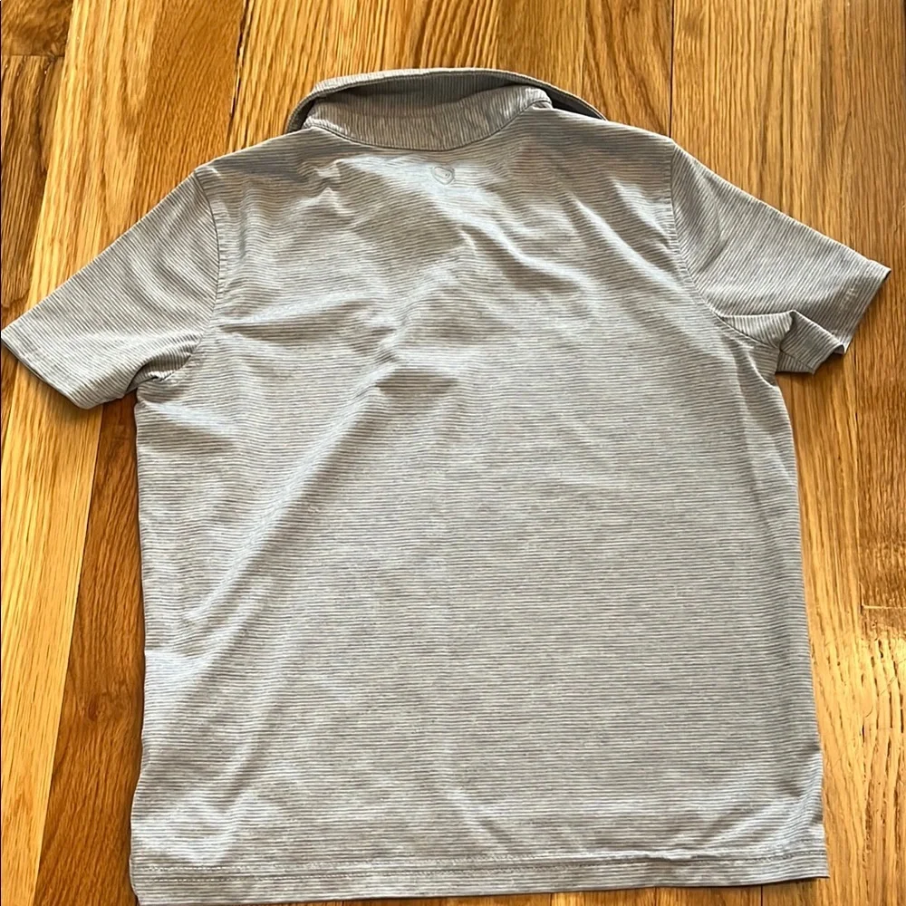 Vineyard Vines Gray Polo Soft Cotton Blend Short Sleeves